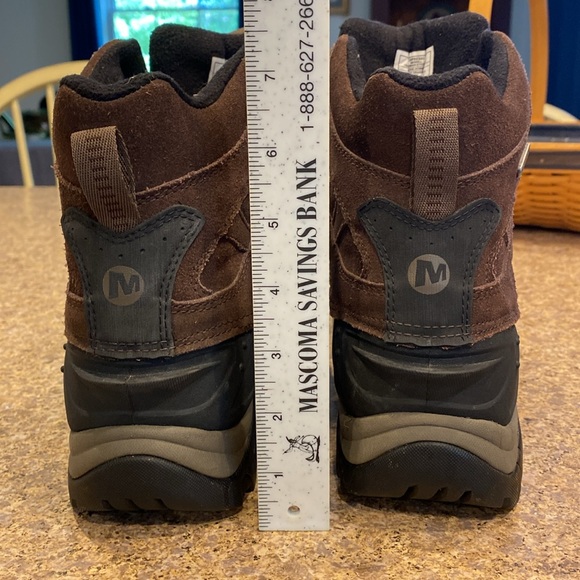 Merrell Moab Polar Espresso Waterproof Hiking Boots J21147 Men’s 8.5 Winter - Picture 6 of 17